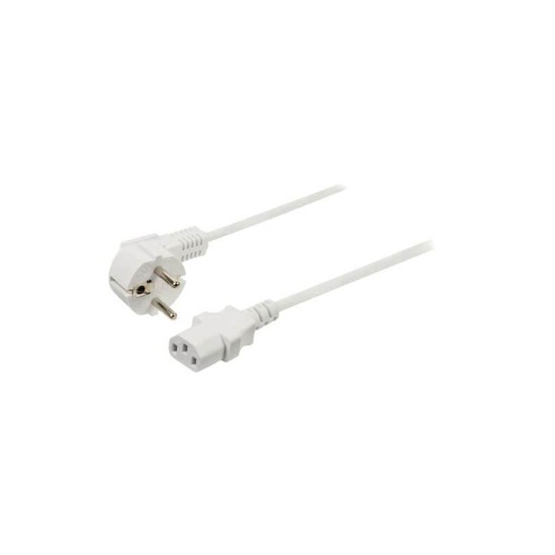 Cavo Alimentazione Pc Standard Presa Schuko 1,5mt Colore Beige