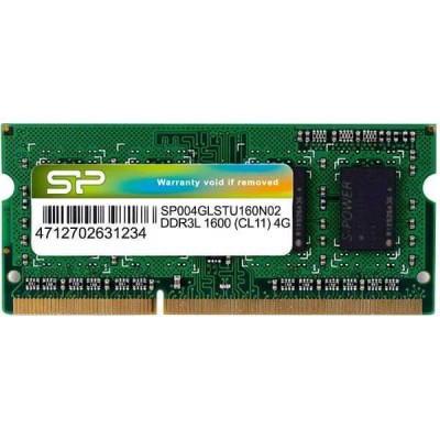 Memoria So-DIMM DDR3L 4GB 1600 cl11 Per Notebook Silicon Power SP004GLSTU160N02 Nuova