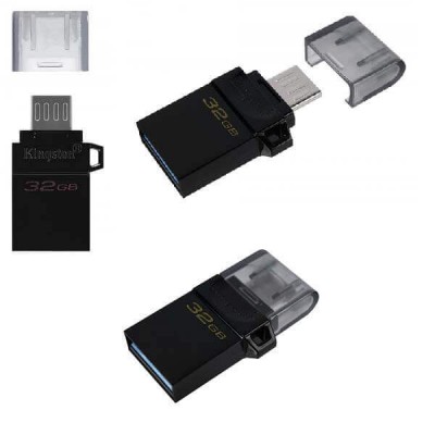 Pendrive Kingston 32Gb Usb 2.0 3.0 DTDUO3G2/32GB Android