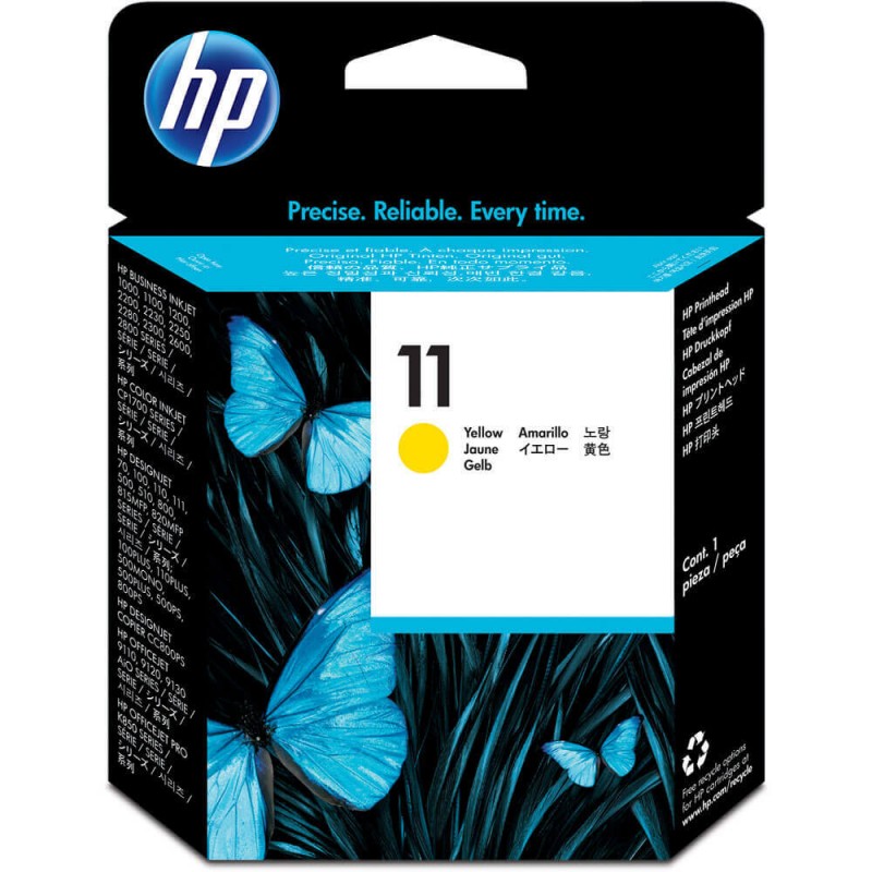 Testina Originale Hp 11 C4813A Y Yellow