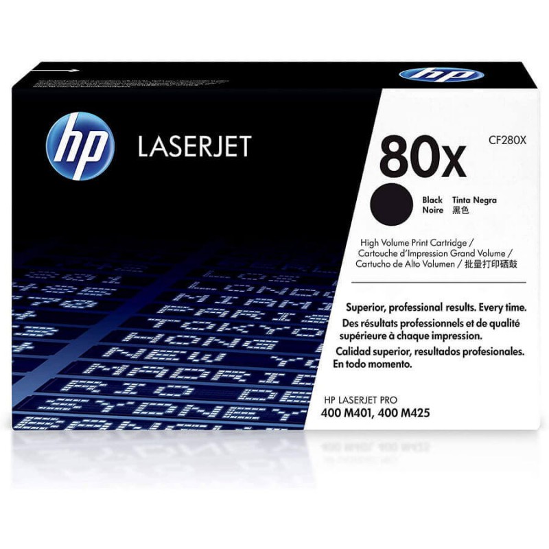 Toner Originale Hp CF280X 80X Bk Nero 6900 Pagine