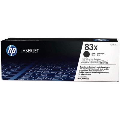 Toner Originale Hp CF283X 83X Bk Nero 2200 Pagine