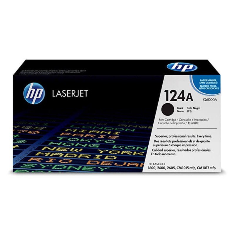 Toner Originale Hp Q6000A 124A Bk Nero 2500 Pagine