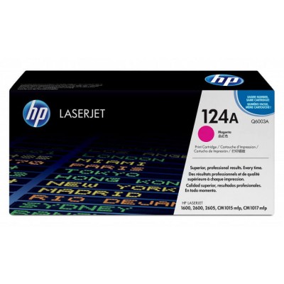 Toner Originale Hp Q6003A 124A M Magenta 2000 Pagine
