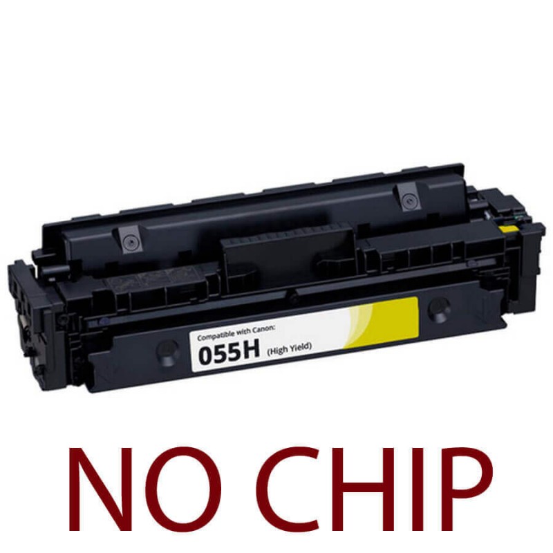 Toner Compatibile Canon 3017C002 055H Y Yellow 5900 Pagine No Chip Non Originale