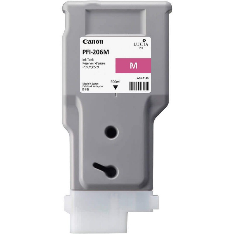Cartuccia Originale Canon 5305B001 PFI206M 300ml M Magenta