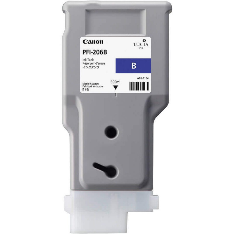Cartuccia Originale Canon 5311B001 PFI206B 300ml B Blu