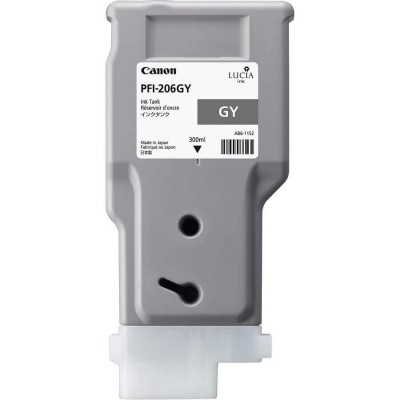 Cartuccia Originale Canon 5312B001 PFI206GY 300ml GY Grey Grigio