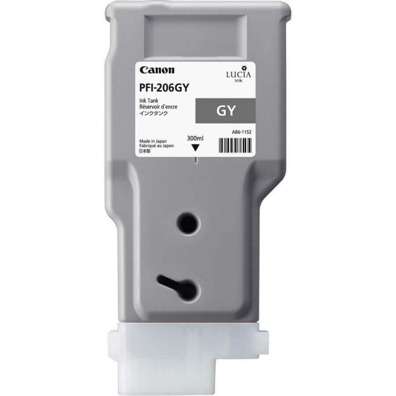 Cartuccia Originale Canon 5312B001 PFI206GY 300ml GY Grey Grigio
