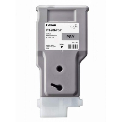 Cartuccia Originale Canon 5313B001 PFI206PGY 300ml PGY Photo Grey Grigio