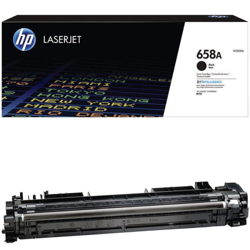 Toner Originale Hp W2000A, 658A Bk Nero 7000 Pagine