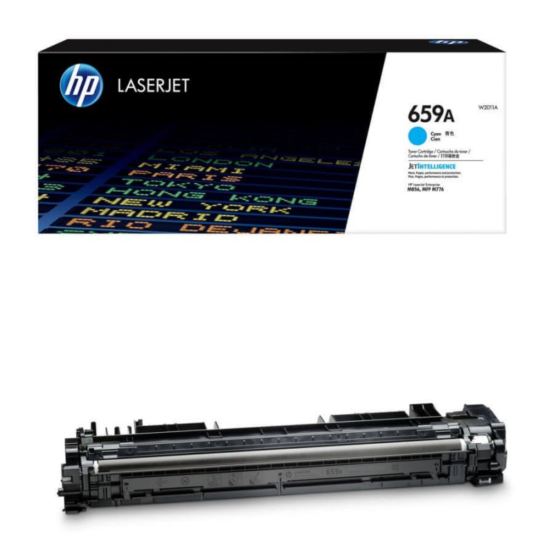 Toner Originale Hp W2011A, 659A C Ciano 13000 Pagine