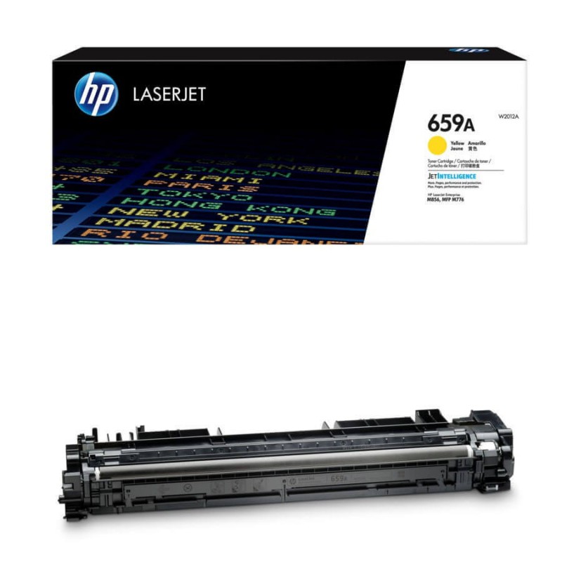 Toner Originale Hp W2012A, 659A Y Yellow 13000 Pagine