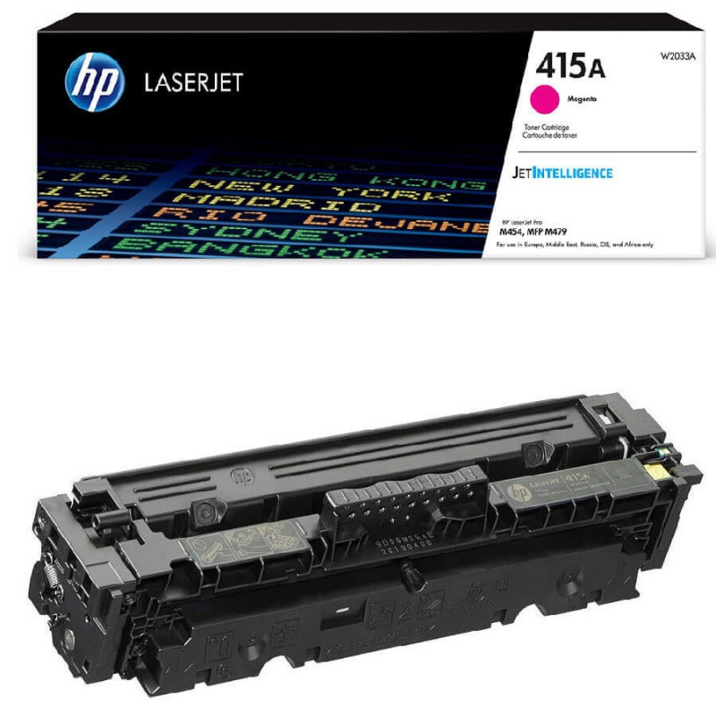 Toner Originale Hp W2033A, 415A M Magenta 2100 Pagine
