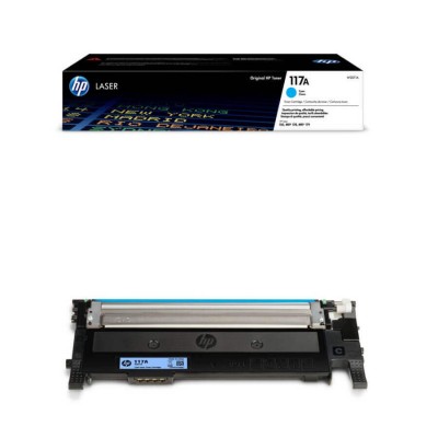 Toner Originale Hp W2071A, 117A C Ciano 700 Pagine