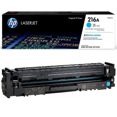 Toner Originale Hp W2411A, 216A C Ciano 850 Pagine
