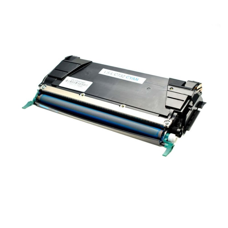 Toner Compatibile Lexmark C734A1CG 0C734A1CG C Ciano 6000 Pagine Non Originale