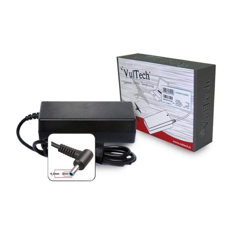 Alimentatore Vultech HP195462X-312 Per HP 4,5x3,00mm 90W 19,5V 4,62A Cavo Alimentazione Non Incluso
