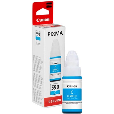 Inchiostro Originale Canon 1604C001 GI590C 70ml C Ciano 7000 Pagine