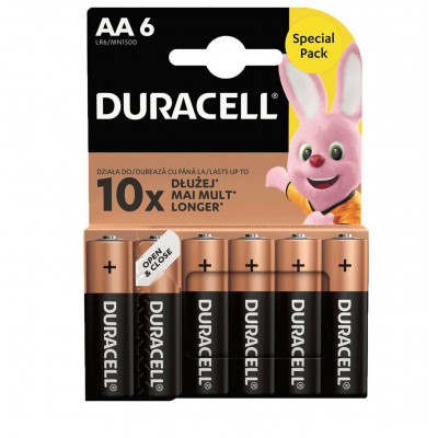 Blister 6 Batterie Duracell...