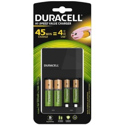 Carica Batterie Stilo AA e Ministilo AAA Duracell CEF 14 (4ORE)+