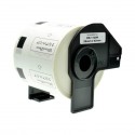 800 ETICHETTE ADESIVE IN CARTA COMPATIBILI BROTHER DK-11209 mm 62X29 CON SUPPORTO IN PLASTICA
