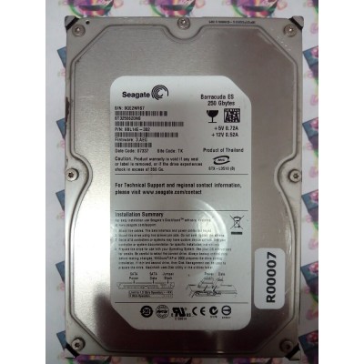 Hard Disk Usato Sata 3,5" 250Gb SEAGATE ST3250620NS 98L14E-302