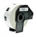 1000 ETICHETTE ADESIVE IN CARTA COMPATIBILI BROTHER DK-11218 mm 24 CIRCOLARI CON SUPPORTO IN PLASTICA