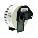 ETICHETTA ADESIVA IN CARTA COMPATIBILE BROTHER DK-22225 38mm X 30,48 mt CON SUPPORTO IN PLASTICA