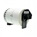 ETICHETTA ADESIVA IN CARTA COMPATIBILE BROTHER DK-22243 102mm X 30,48 mt CON SUPPORTO IN PLASTICA
