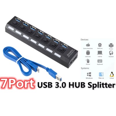 Hub 7 Porte USB 3.0...