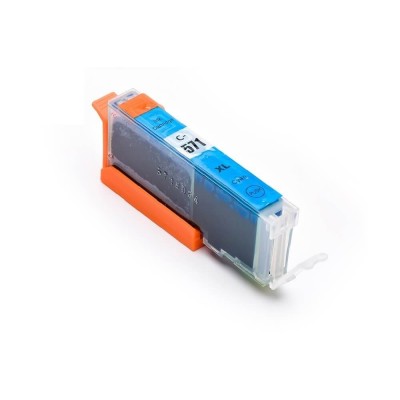 CARTUCCIA COMPATIBILE CANON CLI-571 0332C001, 571CXL 571 C XL Ciano CON CHIP No Oem