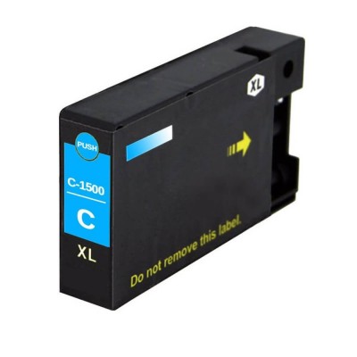 CARTUCCIA COMPATIBILE CANON PGI-1500 9193B001, PGI1500XLC 1500 C XL Ciano Con Chip NO Oem