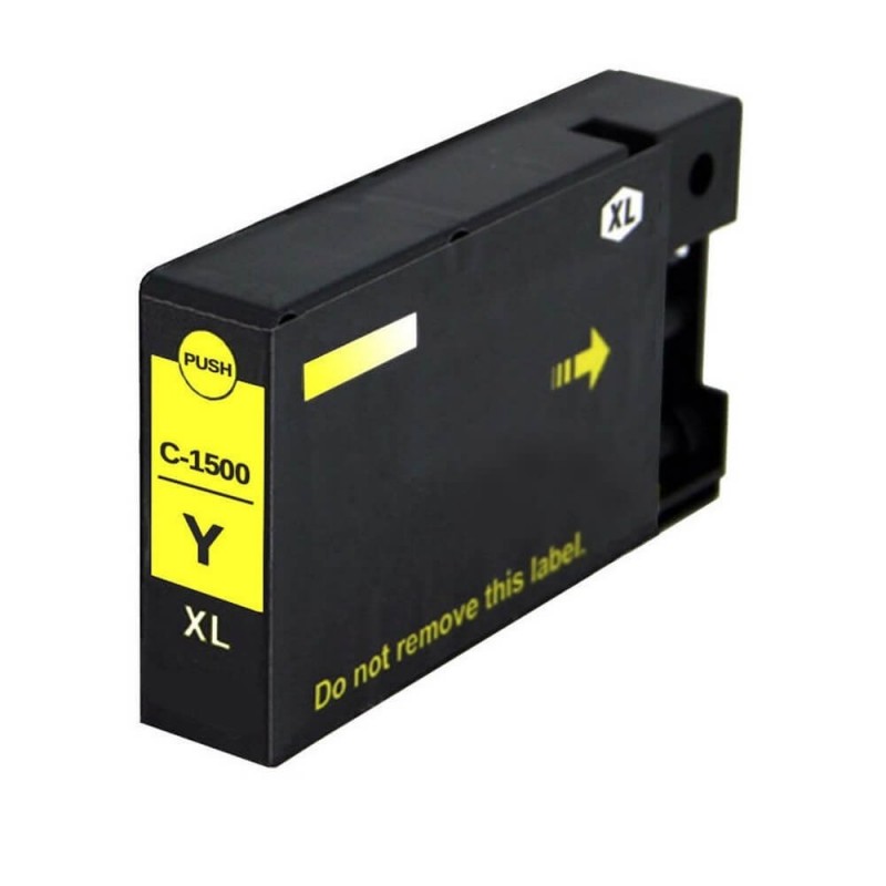 CARTUCCIA COMPATIBILE CANON PGI-1500 9195B001, PGI1500XLY 1500 Y XL Yellow Con Chip NO Oem