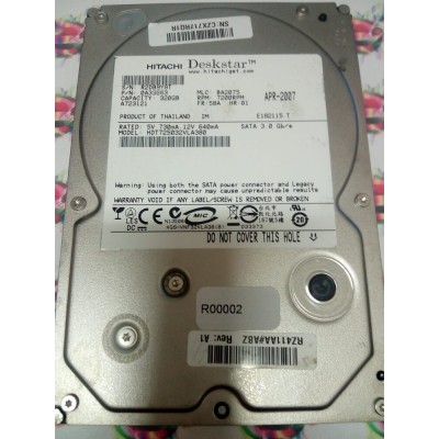 Hard Disk Usato Sata 3,5" 320Gb Hitachi HDT725032VLA380