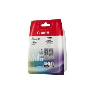 Kit 2 Cartucce Originali Canon 0615B043 PG-40 + CL-41 Bk Col 