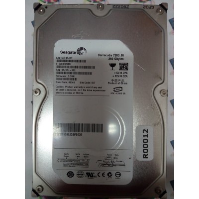 Hard Disk Usato Sata 3,5" 360Gb SEAGATE ST3360320AS 9BJ13J-622