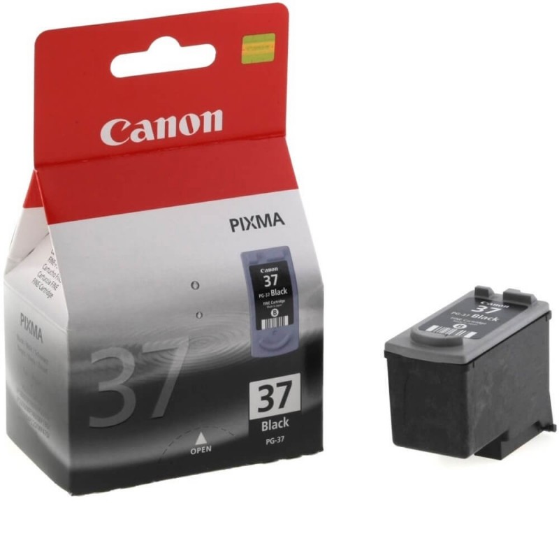 Cartuccia Originale Canon PG-37 2145B001 11ml 220 Pagine Bk Nero