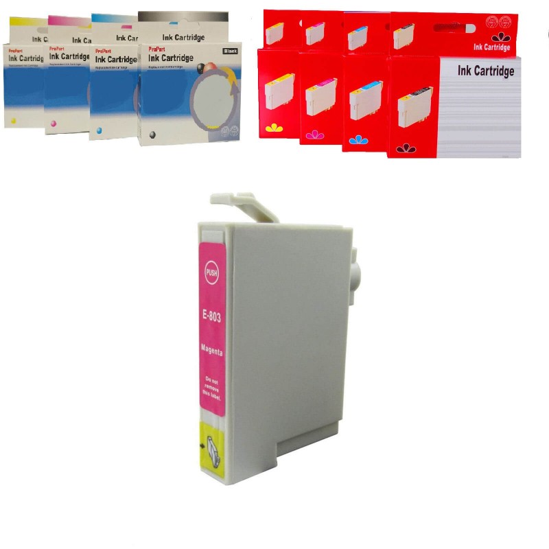 CARTUCCIA COMPATIBILE EPSON T0803 M MAGENTA CHIP NO Oem