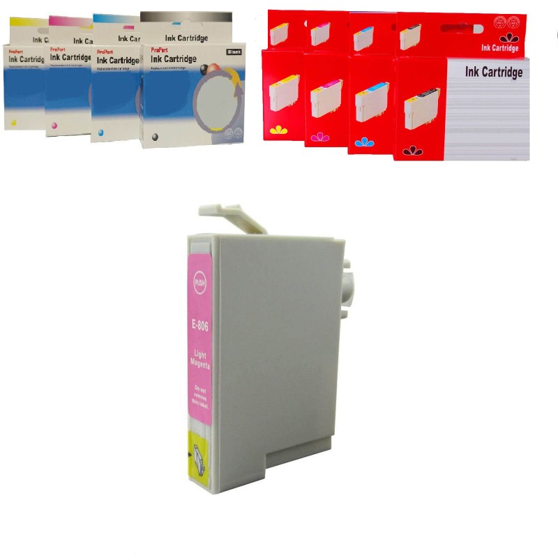 CARTUCCIA COMPATIBILE EPSON T0806 LM LIGHT MAGENTA CHIP NO Oem