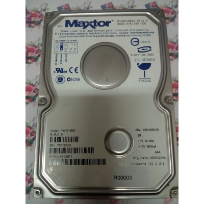 Hard Disk Usato Ide 3,5" 80Gb Maxtor 6Y080L0