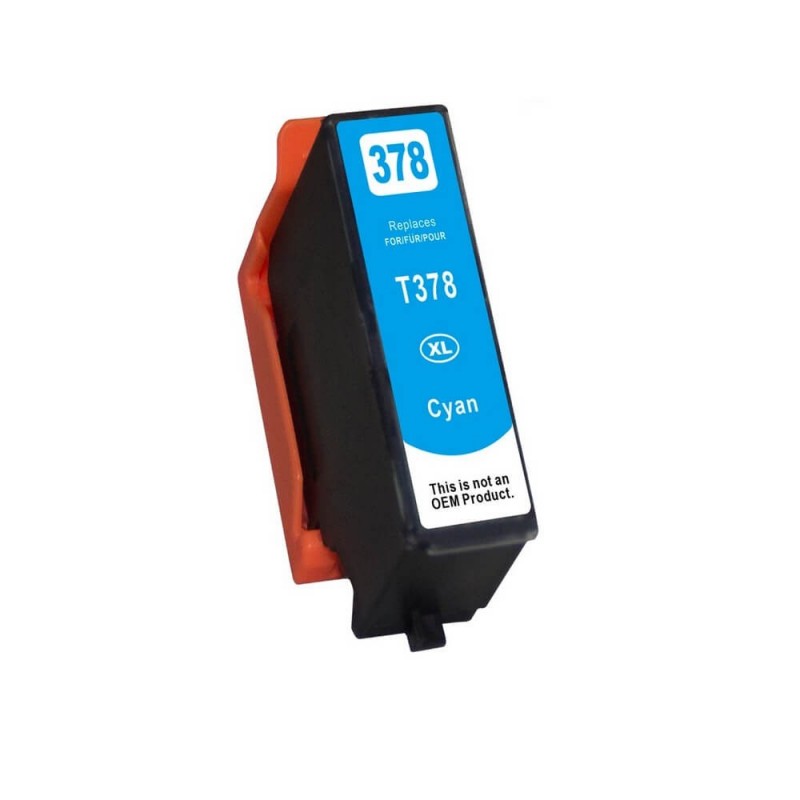 CARTUCCIA COMPATIBILE EPSON T3782 T3792 378 XL C CIANO CON CHIP NO Oem