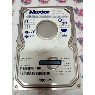 Hard Disk Usato Ide 3,5" 80Gb Maxtor 6L080L0