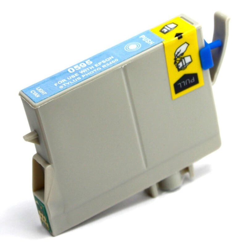 CARTUCCIA COMPATIBILE EPSON T0595 C13T05954010 Light Ciano CHIP NO Oem