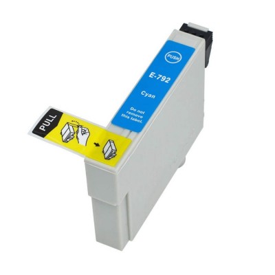 CARTUCCIA COMPATIBILE EPSON T0792 C CIANO CHIP NO Oem
