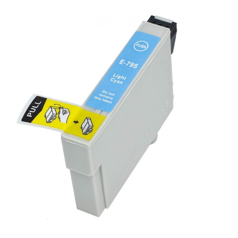 CARTUCCIA COMPATIBILE EPSON T0795 LC LIGHT CIANO CHIP NO Oem
