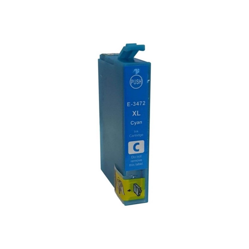 CARTUCCIA COMPATIBILE EPSON T3472 XL C CIANO CHIP NO Oem