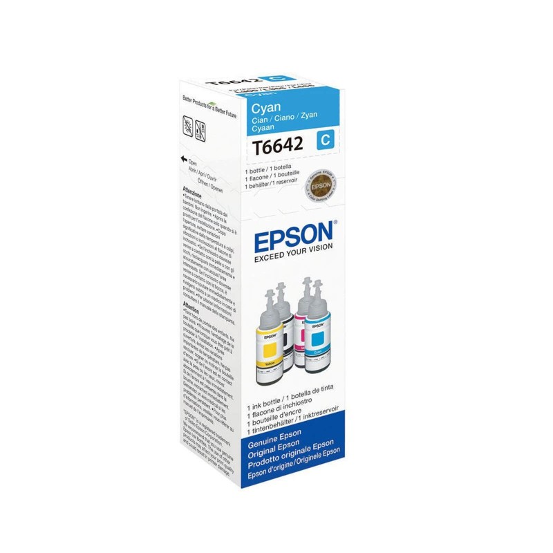 Flacone Inchiostro Originale Epson T6442 C Ciano da 70ml