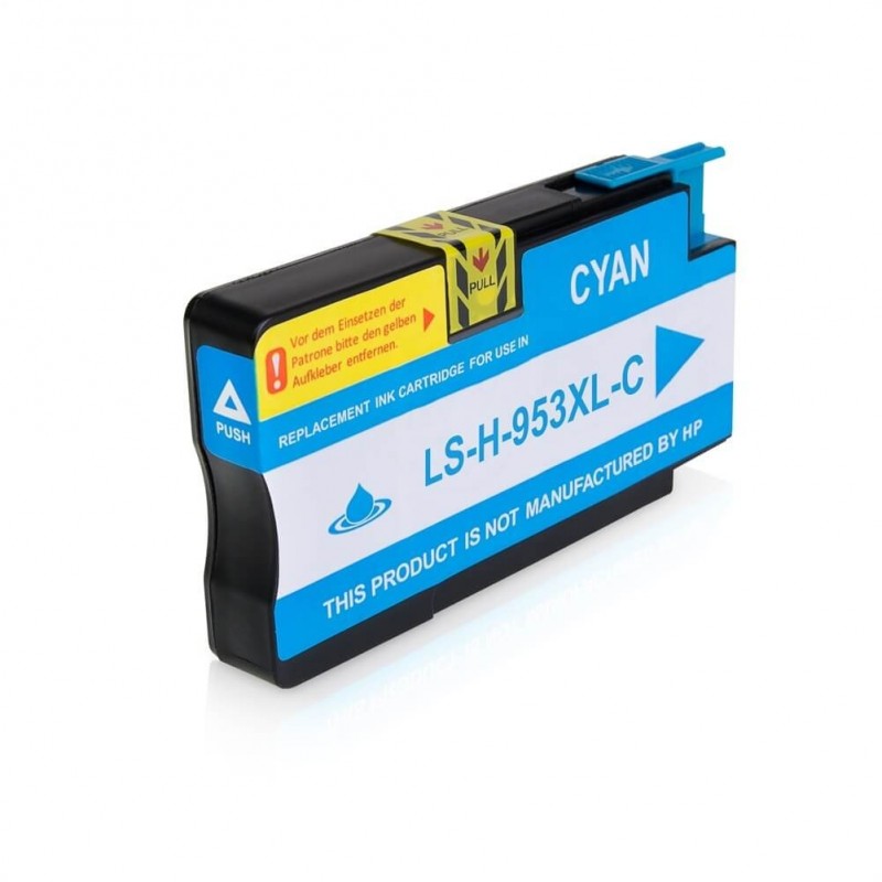 CARTUCCIA COMPATIBILE HP 953 F6U16AE 953XL C Ciano No Oem