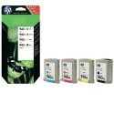 Multipack 4 Cartucce Originali HP 940 Xl C2N93AE Bk C M Y 